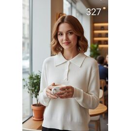 Светр жіночий 327 white р.one size "Met&March" недорого оптом від прямого постачальника
