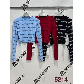 Топ жіночий 5214 l.blue р.XS-L "Met&March" недорого оптом від прямого постачальника