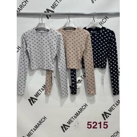 Топ жіночий 5215 beige р.XS-L "Met&March" недорого оптом від прямого постачальника