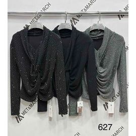 Блузка жіноча 627 grey р.one size "Met&March" недорого оптом від прямого постачальника