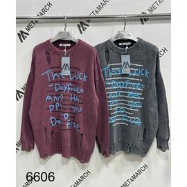 Светр жіночий 6606 grey р.one size "Met&March" недорого оптом від прямого постачальника
