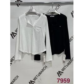 Светр жіночий 7959 white р.one size "Met&March" недорого оптом від прямого постачальника