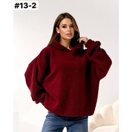 Светр жіночий 13-2 wine р.one size "FIESTA" недорого оптом від прямого постачальника