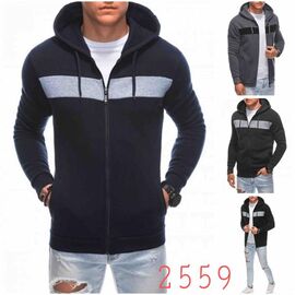 Фотография Кофта спортивная мужская 2559 mix р.48-56 "FIESTA" недорого оптом от прямого поставщика