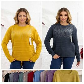 Светр жіночий GL84 mix р.50-56 "FIESTA" недорого оптом від прямого постачальника