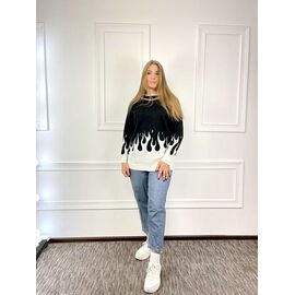 Светр жіночий GL88 black р.52-58 "FIESTA" недорого оптом від прямого постачальника