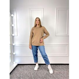 Светр жіночий GL97 beige р.52-58 "FIESTA" недорого оптом від прямого постачальника