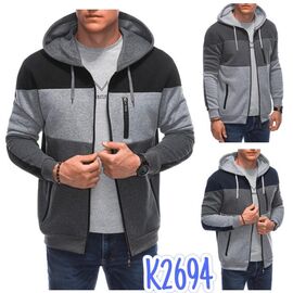 Фотография Кофта спортивная мужская K2694 mix р.48-56 "FIESTA" недорого оптом от прямого поставщика