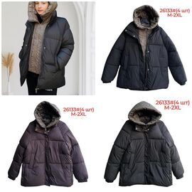 Куртка жіноча зимова 26133 black р.M-2XL "Katty" недорого оптом від прямого постачальника