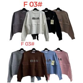 Светр жіночий F03 mix р.46-50 "Katty" недорого оптом від прямого постачальника