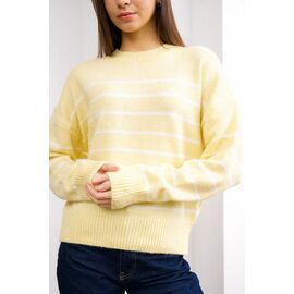 Светр жіночий 0712 yellow-white р.one size "Little Secret" недорого оптом від прямого постачальника