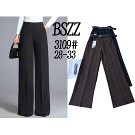 Брюки жіночі 3109 brown р.28-33 "Immei" недорого оптом від прямого постачальника