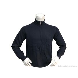 Фотография Кофта мужская Весна/осень K1001 т.синій (4 шт. р.сетка M-2XL) "TurkishBrend" недорого оптом от прямого поставщика