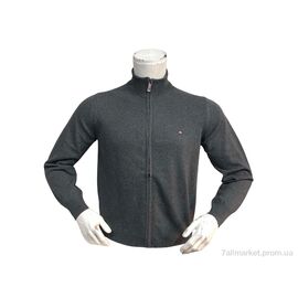 Фотография Кофта мужская Весна/осень 1001 антрацит (4 шт. р.сетка M-2XL) "TurkishBrend" недорого оптом от прямого поставщика