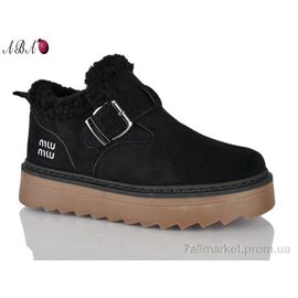 Уггі жіночі утеплені Зима HK9033-1 (8 пар р.36-41) "Aba" недорого оптом від прямого постачальника