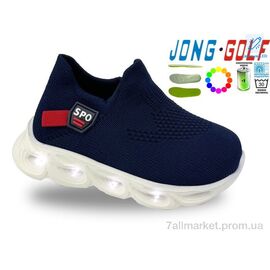 Фотография Кроссовки детские модные Весна/осень B11730-1 LED (8 пар р.26-31) "Jong Golf" недорого оптом от прямого поставщика