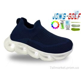 Фотография Кроссовки детские модные Весна/осень B11731-1 LED (8 пар р.26-31) "Jong Golf" недорого оптом от прямого поставщика