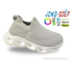 Фотография Кроссовки детские модные Весна/осень B11731-6 LED (8 пар р.26-31) "Jong Golf" недорого оптом от прямого поставщика