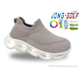 Фотография Кроссовки детские модные Весна/осень B11731-12 LED (8 пар р.26-31) "Jong Golf" недорого оптом от прямого поставщика