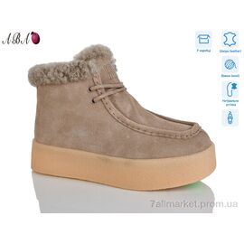 Фотография Ботинки женские стильные зима 635-3 (8 пар р.36-40) "Aba" недорого оптом от прямого поставщика