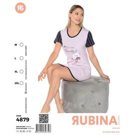 Туніка жіноча 4879 l.grey р.M-2XL "DONELLA" недорого оптом від прямого постачальника