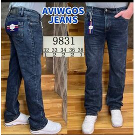 Джинси чоловічі 9831 blue р.32-38 "God Baron" недорого оптом від прямого постачальника