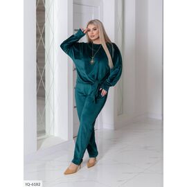 Фотография Костюм брючный женский большие размеры р.50-52;54-56;58-60;62-64 (4цв) "LETTI" купить недорого от прямого поставщика