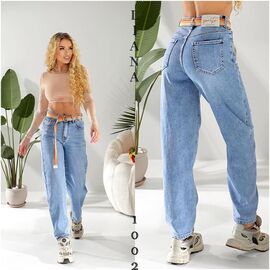 Джинси жіночі 1-002 l.blue р.25-30 "Liana Denim" недорого оптом від прямого постачальника