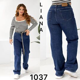 Джинси жіночі утеплені 1037 blue р.28-33 "Liana Denim" недорого оптом від прямого постачальника