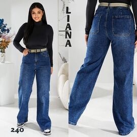 Джинси жіночі 240 blue р.25-30 "Liana Denim" недорого оптом від прямого постачальника