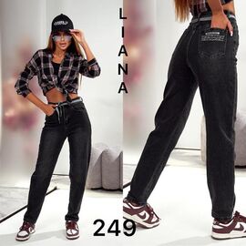 Джинси жіночі 249 d.grey р.25-30 "Liana Denim" недорого оптом від прямого постачальника