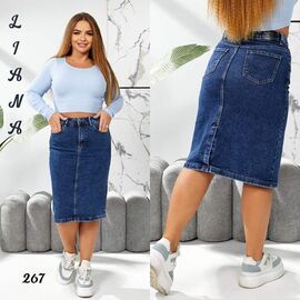 Спідниця жіноча 267 blue р.31-38 "Liana Denim" недорого оптом від прямого постачальника
