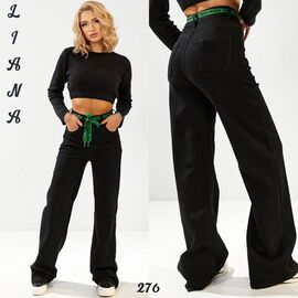 Джинси жіночі 276 black р.25-30 "Liana Denim" недорого оптом від прямого постачальника