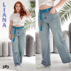 Джинси жіночі 383 l.blue р.28-33 "Liana Denim" недорого оптом від прямого постачальника