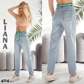 Джинси жіночі 404 l.blue р.25-30 "Liana Denim" недорого оптом від прямого постачальника