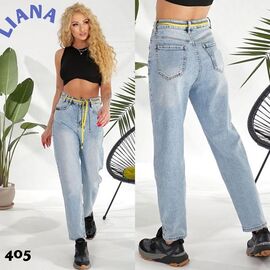 Джинси жіночі 405 l.blue р.25-30 "Liana Denim" недорого оптом від прямого постачальника