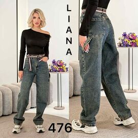 Джинси жіночі 476 blue р.25-30 "Liana Denim" недорого оптом від прямого постачальника