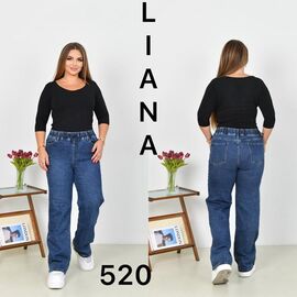 Джинси жіночі 520 blue р.32-42 "Liana Denim" недорого оптом від прямого постачальника