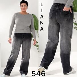 Джинси жіночі 546 d.grey р.28-33 "Liana Denim" недорого оптом від прямого постачальника