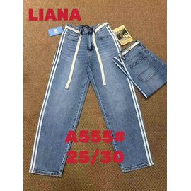 Джинси жіночі A555 l.blue р.25-30 "Liana Denim" недорого оптом від прямого постачальника