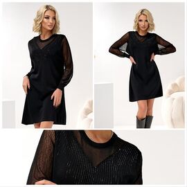 Плаття жіноче 9903 black р.46 "Lola" недорого оптом від прямого постачальника