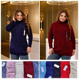 Светр жіночий LL398 mix р.52-54 "Lola" недорого оптом від прямого постачальника