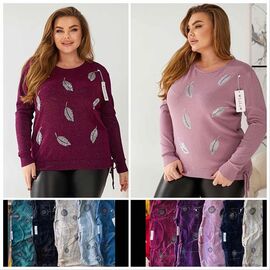 Светр жіночий LL413 mix р.54-56 "Lola" недорого оптом від прямого постачальника