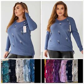 Светр жіночий LL414 mix р.54-56 "Lola" недорого оптом від прямого постачальника