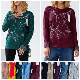 Светр жіночий LL416 mix р.54 "Lola" недорого оптом від прямого постачальника