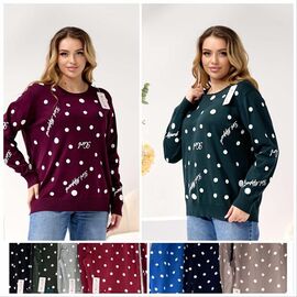 Светр жіночий LL427 mix р.52-54 "Lola" недорого оптом від прямого постачальника