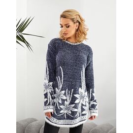 Туніка жіноча LL437 grey р.48-50 "Lola" недорого оптом від прямого постачальника