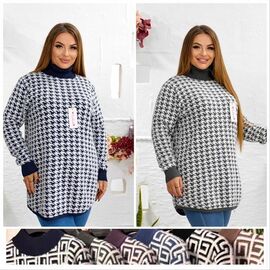 Туніка жіноча LL444 mix р.54 "Lola" недорого оптом від прямого постачальника