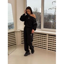 Костюм спортивний жіночий теплий ДП178 black р.XS-L "AZNA" недорого оптом від прямого постачальника