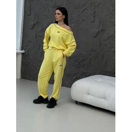 Костюм спортивний жіночий теплий ДП178 yellow р.XS-L "AZNA" недорого оптом від прямого постачальника